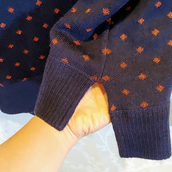 Maison Jules | "Eclipse" Polka Dot Sweater | S - Picture 4 of 8